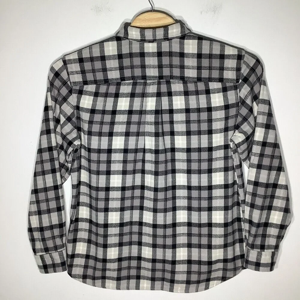 The‎ North Face Mens Long Sleeve Button Up Flannel Shirt Size Large